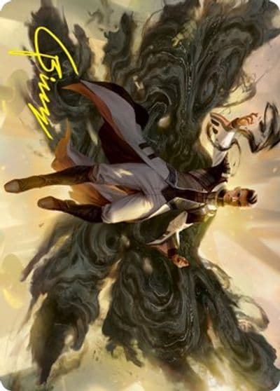 Arrogant Poet Art Card Gold Stamped Signature Art Series: Strixhaven Magic card
