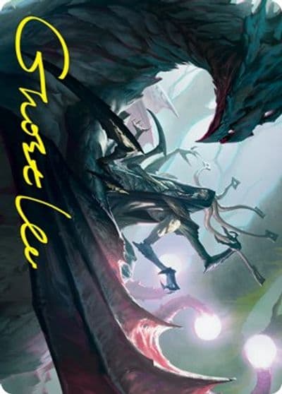 Specter of the Fens Art Card Gold Stamped Signature Art Series: Strixhaven Magic card