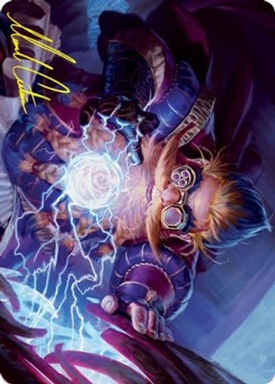 Storm Kiln Artist Art Card Gold Stamped Signature Art Series: Strixhaven Magic card