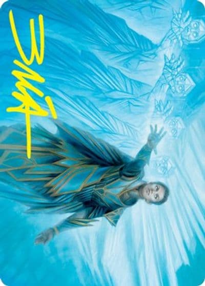Echoing Equation Art Card Gold Stamped Signature Art Series: Strixhaven Magic card