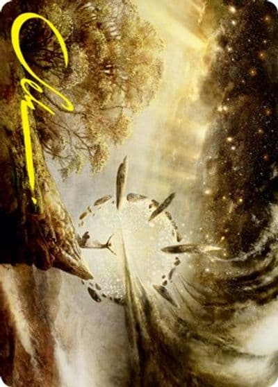 Harness Infinity Art Card Gold Stamped Signature Art Series: Strixhaven Magic card