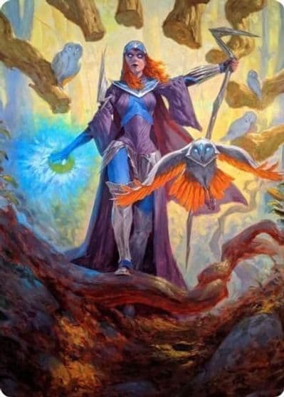 Kasmina Enigma Sage Art Card Art Series: Strixhaven Magic card