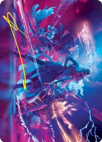 Prismari Command Art Card Gold Stamped Signature Art Series: Strixhaven Magic card