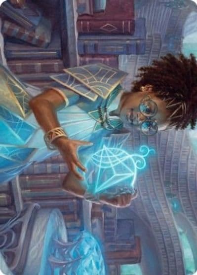 Zimone Quandrix Prodigy Art Card Art Series: Strixhaven Magic card