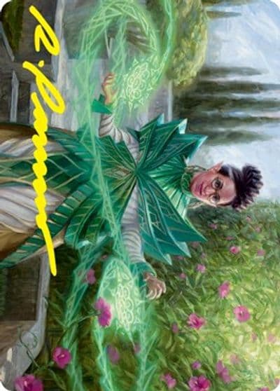 Kianne Dean of Substance Art Card Gold Stamped Signature Art Series: Strixhaven Magic card