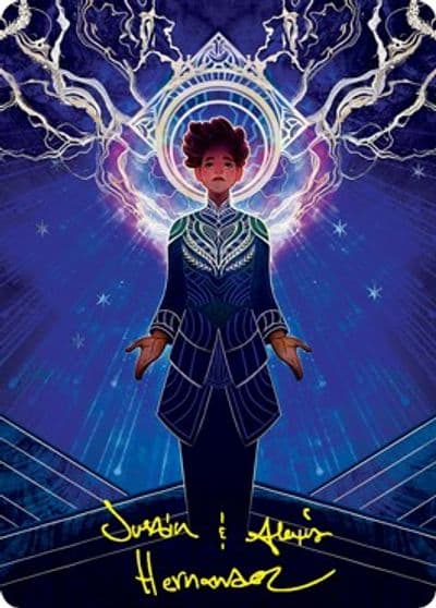 Brainstorm Art Card Gold Stamped Signature Art Series: Strixhaven Magic card