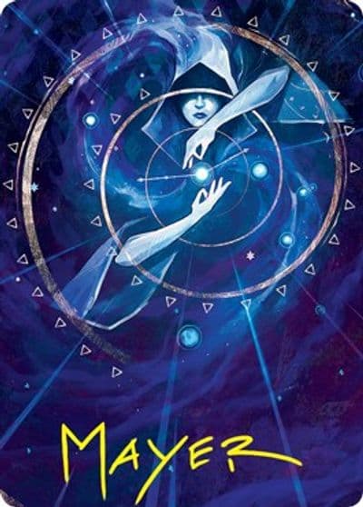 Time Warp Art Card Gold Stamped Signature Art Series: Strixhaven Magic card