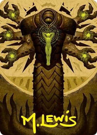 Inquisition of Kozilek Art Card Gold Stamped Signature Art Series: Strixhaven Magic card