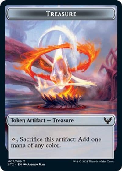 Treasure Token Strixhaven: School of Mages Magic card