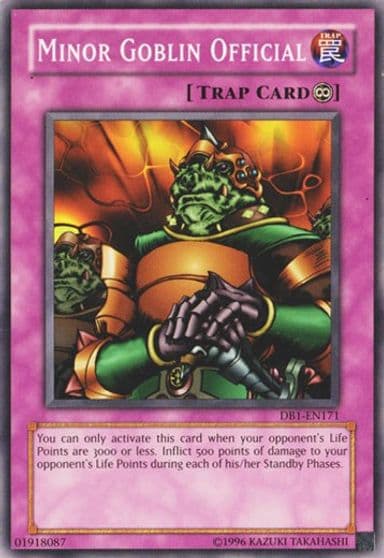 Minor Goblin Official Dark Beginning 1 Yu-Gi-Oh! card