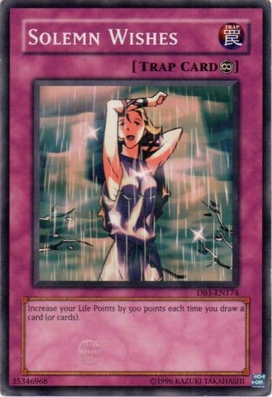Solemn Wishes Dark Beginning 1 Yu-Gi-Oh! card