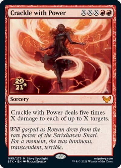 Crackle with Power Prerelease Cards Magic card