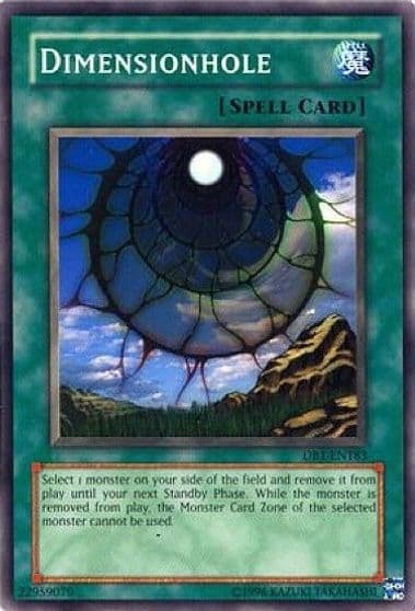 Dimensionhole Dark Beginning 1 Yu-Gi-Oh! card