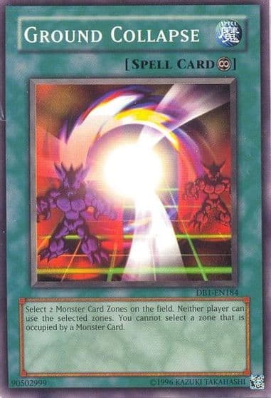 Ground Collapse Dark Beginning 1 Yu-Gi-Oh! card