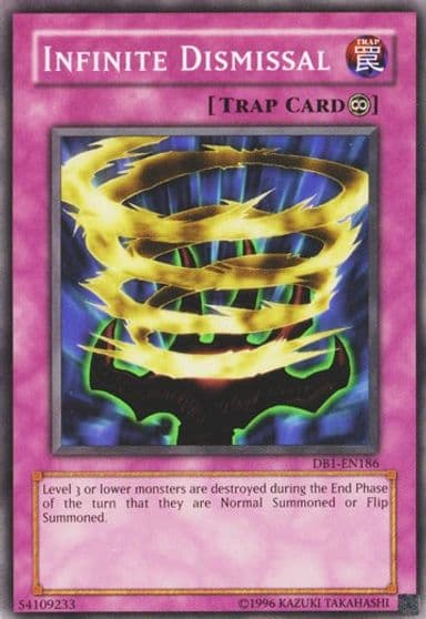 Infinite Dismissal Dark Beginning 1 Yu-Gi-Oh! card