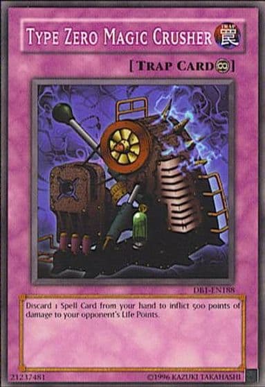 Type Zero Magic Crusher Dark Beginning 1 Yu-Gi-Oh! card