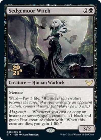 Sedgemoor Witch Prerelease Cards Magic card