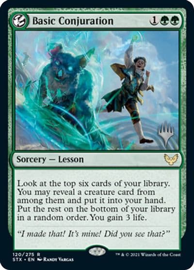 Basic Conjuration Promo Pack: Strixhaven Magic card