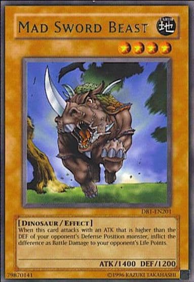 Mad Sword Beast Dark Beginning 1 Yu-Gi-Oh! card