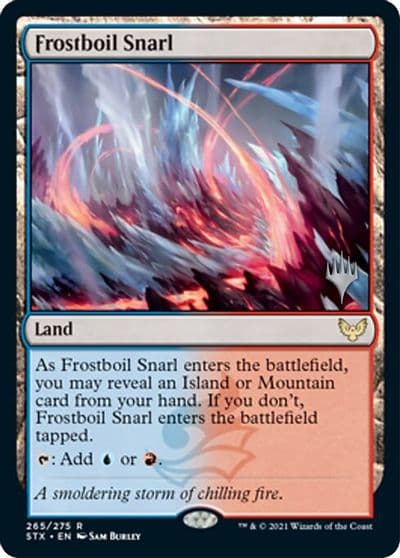 Frostboil Snarl Promo Pack: Strixhaven Magic card