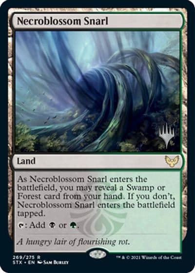Necroblossom Snarl Promo Pack: Strixhaven Magic card