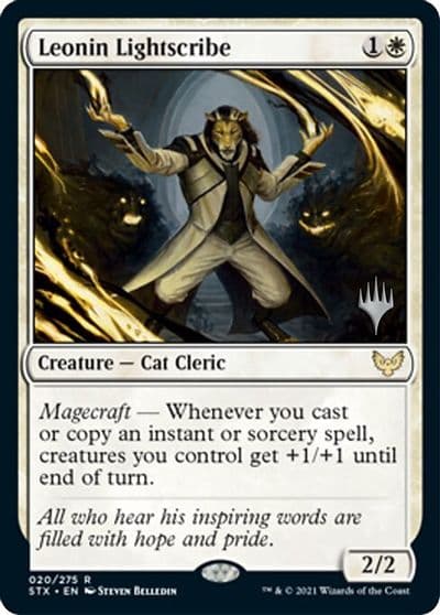 Leonin Lightscribe Promo Pack: Strixhaven Magic card