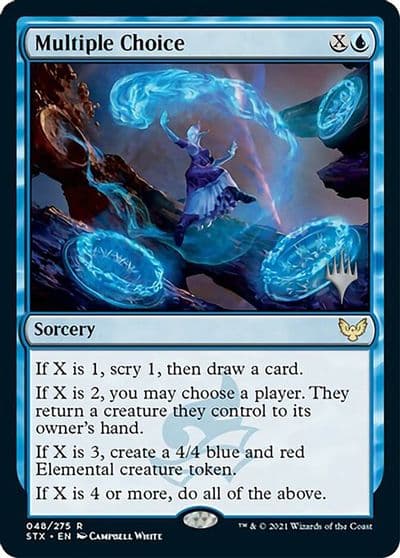 Multiple Choice Promo Pack: Strixhaven Magic card