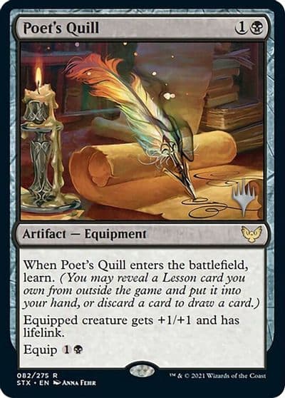 Poets Quill Promo Pack: Strixhaven Magic card