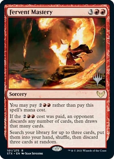 Fervent Mastery Promo Pack: Strixhaven Magic card