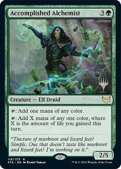 Accomplished Alchemist Promo Pack: Strixhaven Magic card