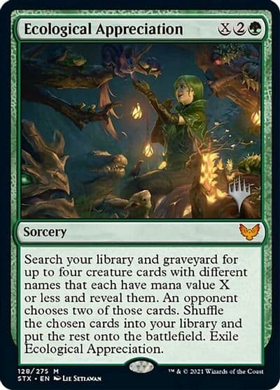 Ecological Appreciation Promo Pack: Strixhaven Magic card