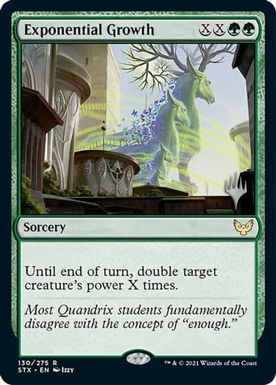 Exponential Growth Promo Pack: Strixhaven Magic card