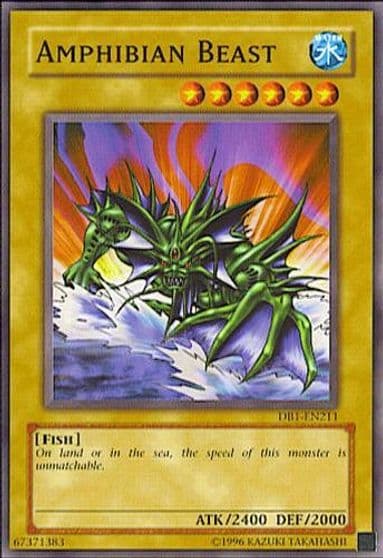 Amphibian Beast Dark Beginning 1 Yu-Gi-Oh! card