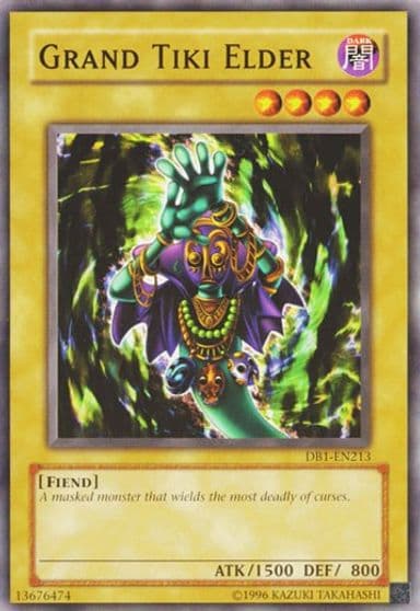 Grand Tiki Elder Dark Beginning 1 Yu-Gi-Oh! card