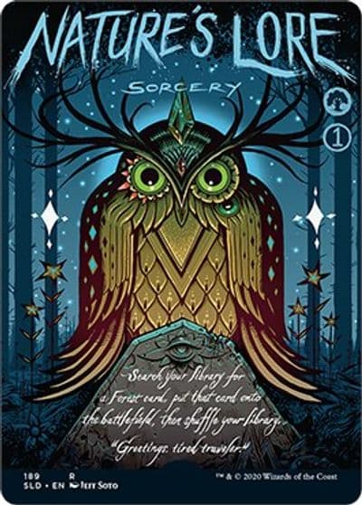 Natures Lore 189 Secret Lair Drop Series Magic card