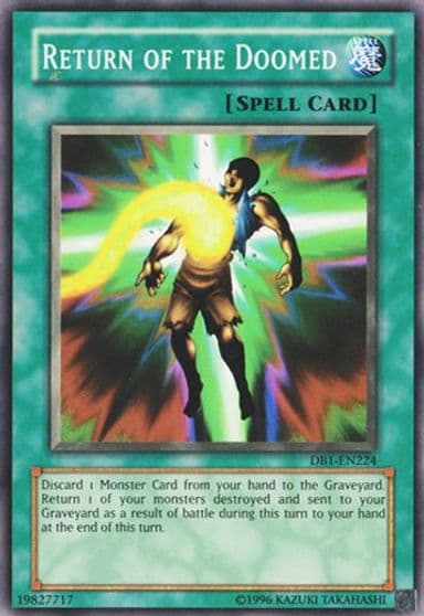 Return of the Doomed Dark Beginning 1 Yu-Gi-Oh! card