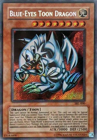 Blue Eyes Toon Dragon SRL 000 Spell Ruler Yu-Gi-Oh! card