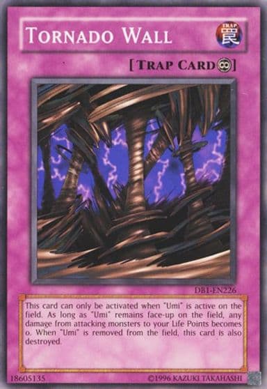 Tornado Wall Dark Beginning 1 Yu-Gi-Oh! card
