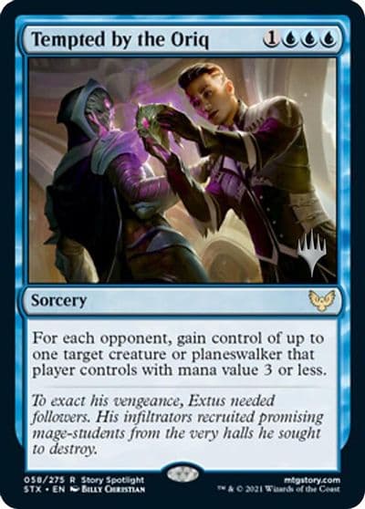 Tempted by the Oriq Promo Pack: Strixhaven Magic card