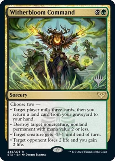 Witherbloom Command Promo Pack: Strixhaven Magic card