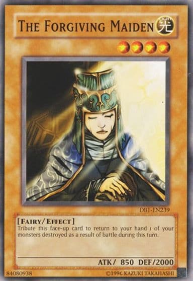 The Forgiving Maiden Dark Beginning 1 Yu-Gi-Oh! card