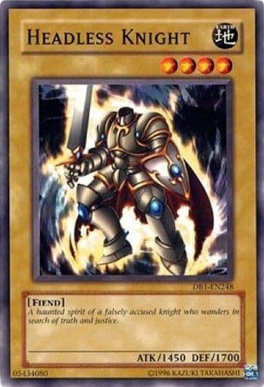 Headless Knight Dark Beginning 1 Yu-Gi-Oh! card