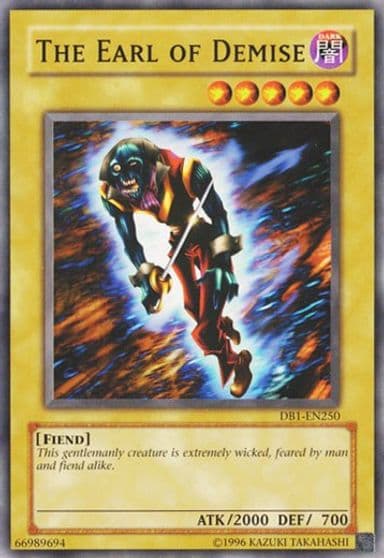 The Earl of Demise Dark Beginning 1 Yu-Gi-Oh! card