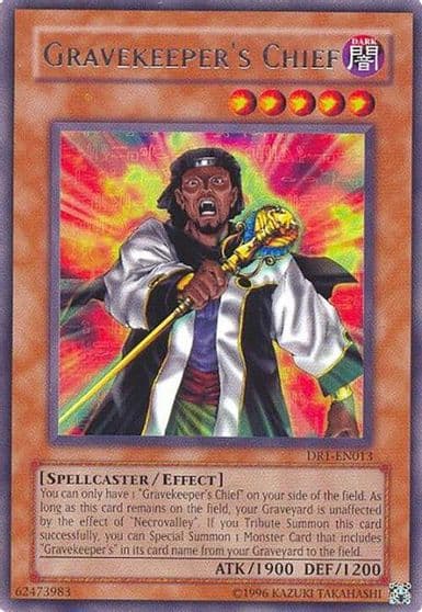 Gravekeepers Chief Dark Revelation Volume 1 Yu-Gi-Oh! card