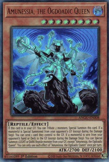 Amunessia the Ogdoadic Queen Ancient Guardians Yu-Gi-Oh! card