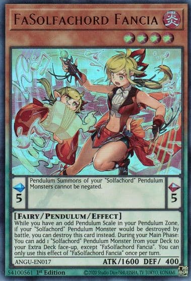FaSolfachord Fancia Ancient Guardians Yu-Gi-Oh! card
