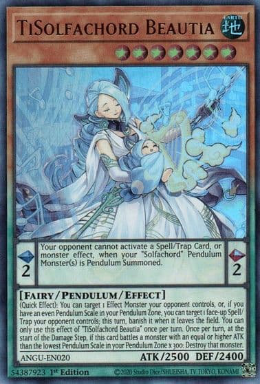 TiSolfachord Beautia Ancient Guardians Yu-Gi-Oh! card