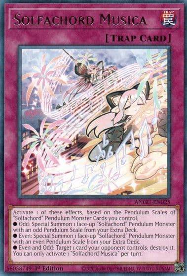 Solfachord Musica Ancient Guardians Yu-Gi-Oh! card
