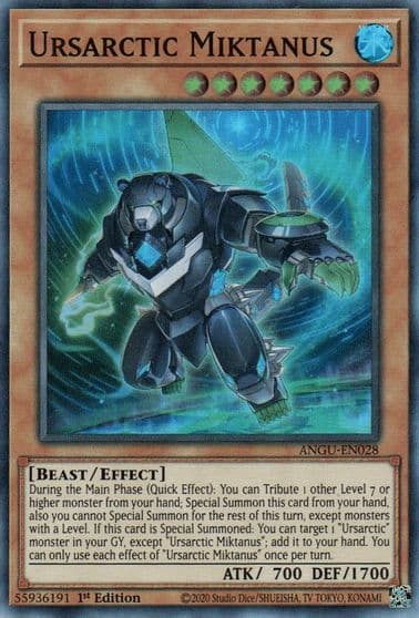 Ursarctic Miktanus Ancient Guardians Yu-Gi-Oh! card