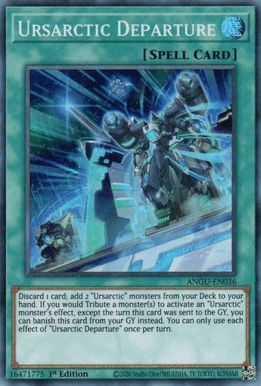 Ursarctic Departure Ancient Guardians Yu-Gi-Oh! card